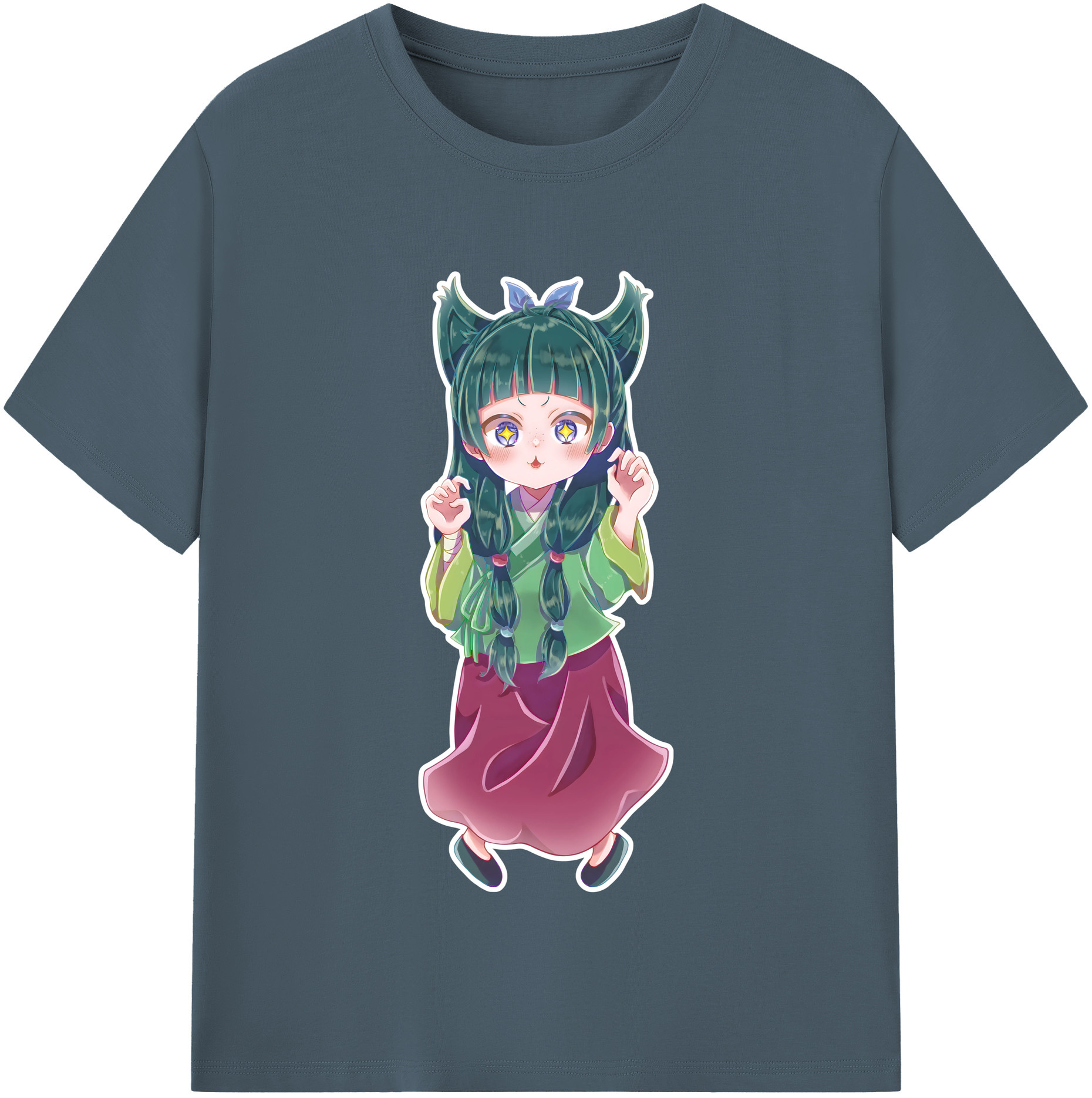 （画像用） 薬屋のひとりごと The Apothecary Diaries 綿100％半袖Tシャツ（フロントプリント）